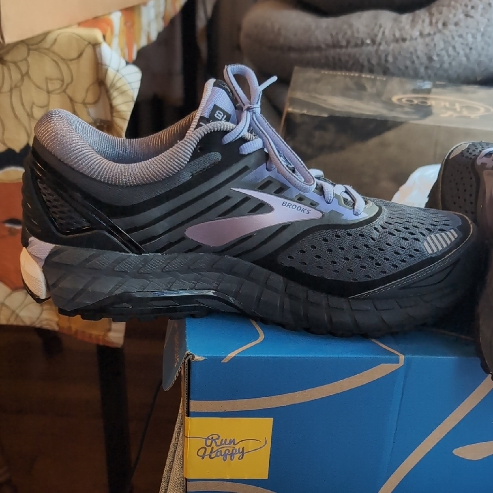 Brooks Women's Athletic Shoes - Black and Purple - Picture 7 of 8